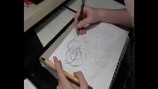 Urnes Giraffes sketching