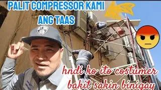 Paano Mag Palit Compressor Motor Fuji Electric Duct Type. My Ginagawa ako para Walang block Job