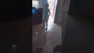 Little sister busting a move :-D