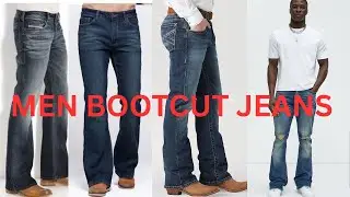 MEN SLIM BOOTCUT JEANS 