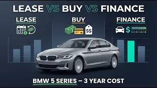 BMW Five Series Over Three Years, Total Cost: Lease versus Buy versus Finance
