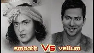 Difference types of bristol paper- vellum vs smooth