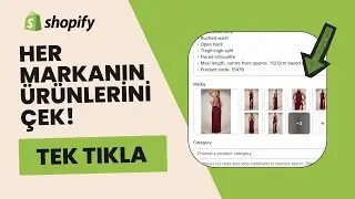 Başka Shopify Mağazasından &Uuml;r&uuml;nleri Kopyala ve Y&uuml;kle (2026)