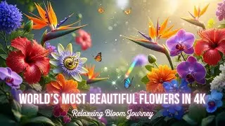 Blooming Wonders: Flowers and Plants in Breathtaking 4K Close-Ups