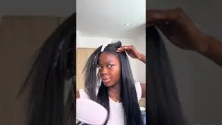 These Double Weft Clip Ins Blend So Perfectly With Her Natural Hair 👀😍