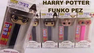HARRY POTTER Funko PEZ Dispensers (w/Ron, Hermione, Dobby+) Candy Toy Figure Review - BBToyStore.com