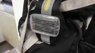 zaino urbano solar led