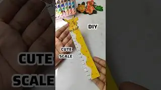 DIY Cute Scale 😍#diy #scale #stationery #papercraft #craft #shorts #handmade