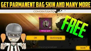 HOW TO GET PERMANENT BAG SKIN FOR FREE | GARENA FREE FIRE | NEW UPDATES | GRAB IT NOW