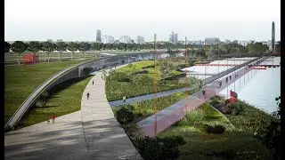 Competition for the area of 'Friendship Park' - U&scaron;će and Natural History Museum in Belgrade, Serbia