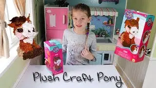 The Orb Factory Plush Craft Pony with Melody and DIY Craftivities