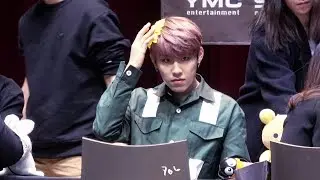 180408 목동 팬사인회 - 이쁘다니까(박우진 focus)