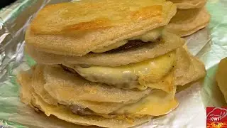 Sausage And Cheese Biscuit Sandwich 