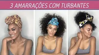 3 Amarrações de Turbante