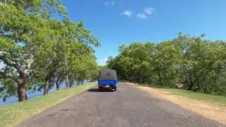 Driving on Kalawewa  Lake Bund, Sri Lanka | Travel Video | Travel Guide | SKY Travel