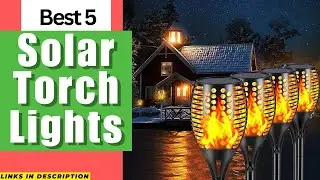 Transform Your Home with Flickering Flames of Solar Torch Light | 5 Best Solar Torch Lights