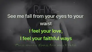 Rhye- Taste (Karaoke version)