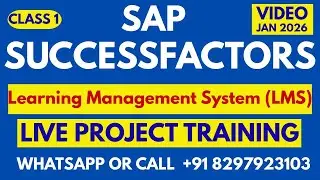 SAP SuccessFactors LMS Training Online Class 1 Jan 2026 Call/WhatsApp +91 8297923103