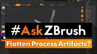 #AskZBrush: &ldquo;When I flatten a model, I sometimes get a 2D 'smear'. How do I avoid this?&rdquo;