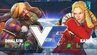 SF5 @ Cross Up - TS Sabin (Dhalsim) vs Woo (Karin)