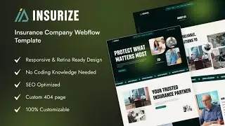 How to Use Insurize Webflow Template | Professional Services, Insurance, Agency Template