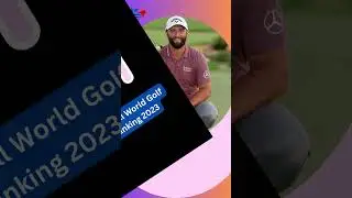 🔥5 men's golf ranking 2023🔥#respect #usa #viral #youtubeshorts