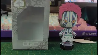 PAPERCRAFT | Akaza Chibi & Box - Kimetsu no Yaiba  / Demon Slayer
