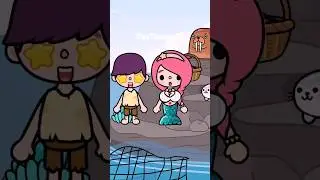 Beautiful Mermaid and Diamond Boy Love Story🧜&zwj;♀️💎🤩💘#tocaboca #tocalifeworld #tocastory #shorts