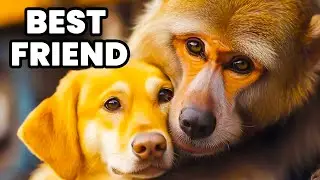 Dog & Monkey &ndash; Best Friends Forever 🐶🐒 | Heart Touching Animal Friendship Story
