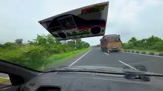 Peaceful Highway Drive | Ambient Road Sounds | Relaxing Car Journey POV Part 1