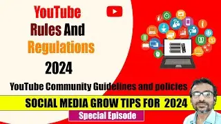 YouTube Rules & Regulation In 2024|  YouTube Community Guidelines 2024 In Bengali@onlinewithsantanu