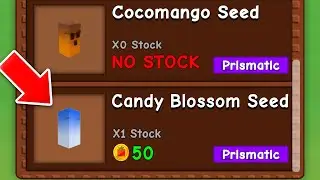 LAST CHANCE to Get CANDY BLOSSOM SEEDS in Grow a Garden