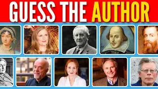 Guess the Famous Writer from Just a Picture! 🤔✍️ Challenge Your Brain! 📸📚 Quiz Hour
