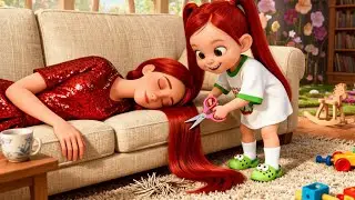 😱 OMG! ⚡Naughty  Mira Cut Mom&rsquo;s Hair to Buy Kuromi👿, Rumi's
