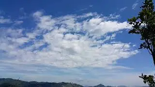 Amazing blue sky view from the top of Ella mountain - The incredibly amazing nature view