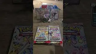 Benna opening her Prismatic Evolutions box part 2 #dadandbenna #pokemon #cards #collection #onepiece