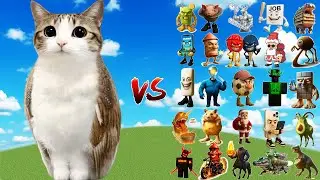 Мяули против новых боссов Brainrot | Битва мобов в Minecraft
