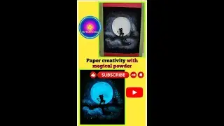 Paper #creativity with #magical  Powder #shorts