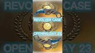 revolver case opening day 23  #fyp #cs2 #csgo #cs2overpass #counterstrike #gaming #csgoclips #twitch