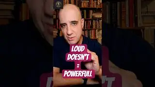 Loud doesn't mean powerful. Simply lower your voice and command more #speaking #voice