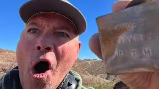 | CACHE FOUND IN THE DESERT! | While Metal Detecting An Old, Abandoned Mining Camp