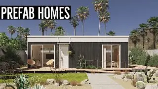 New Modern PREFAB HOMES with Sustainable Features