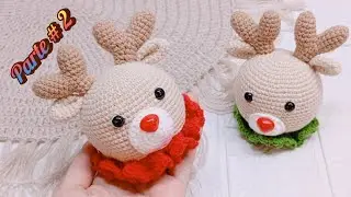 RENO A CROCHET/ AMIGURUMI/LLAVERO/ESFERA DE RENO / 🦌 FÁCIL Y RÁPIDO DE REALIZAR 🥰
