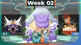 ALAKAZAMS MIND GAMES! Minnesota Vikavolts vs Humilau Hoodlums! WBE Week 2 - Pokemon LGPE