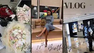 Birthday Vlog | Buying myself an expensive gift, nail & lash appointment, work surprise celebration