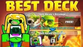 #1 Best Deck for Gob-arian Revenge Challenge in Clash Royale! Win First Try!