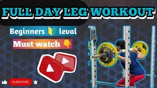 Big leg day workout for beginners | Full Leg workout video | Thai exercise | leg workout |