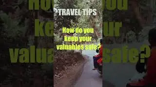 CLEVER ways to keep BELONGINGS safe! #travel #travelhacks #traveltips