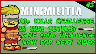 PRO Gaming | Mini militia | Challenge- 30+ kills in mini outpost | #3
