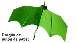 C&oacute;mo hacer un avi&oacute;n drag&oacute;n de papel (supervolador) - Aviones de papel drag&oacute;n de origami